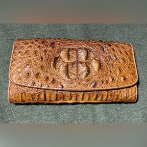 Real crocodile wallet.